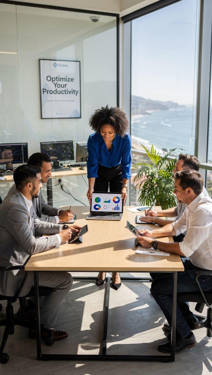 Graph illustrating the impact of automation techniques on software productivity improvement for Canadian businesses.